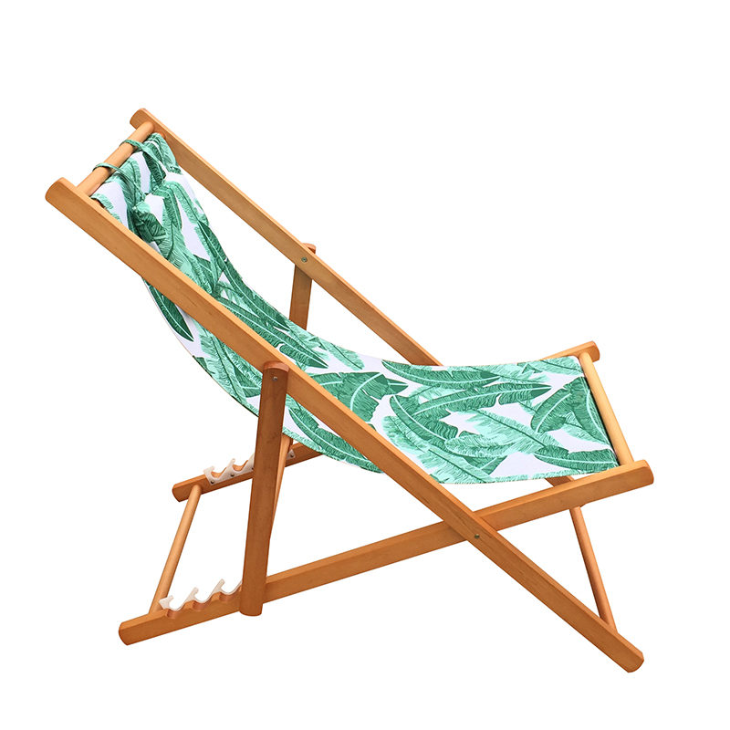 Outdoor Camping Decke - Silla de playa plegable de pino