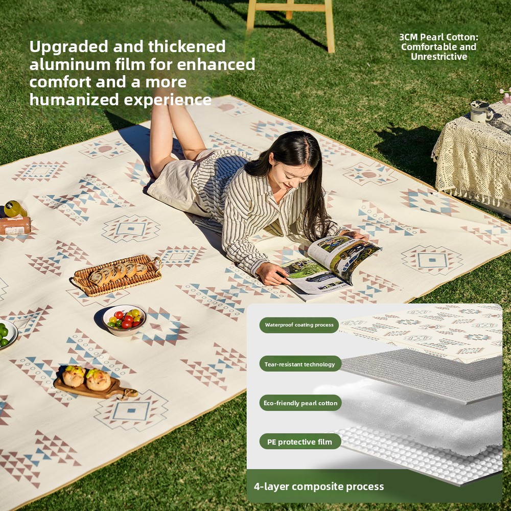 Outdoor Camping Rug Waterproof - Esterilla de picnic impermeable y resistente