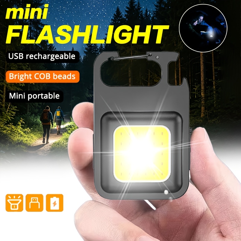 Camping Lantern - Linterna Portátil de Llavero, Mini Linterna