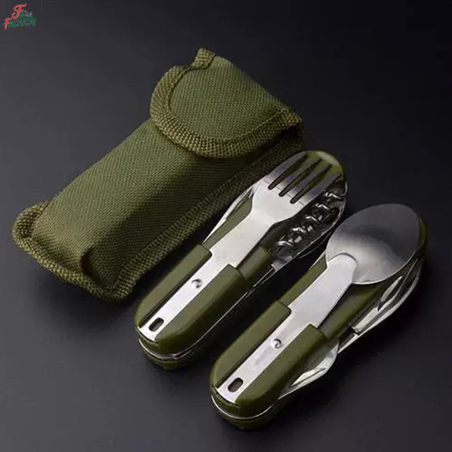 Outdoor Camping Utensils - Juego de Utensilios de Viaje 5