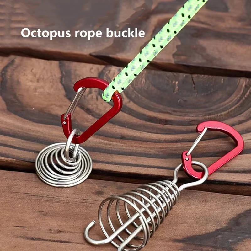 Outdoor Camping Decke - Hebilla de cuerda de pulpo para