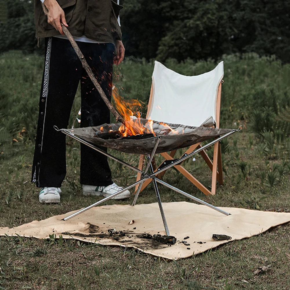 Outdoor Camping Decke - Estera para fogones ignífuga, estufa de