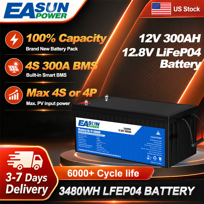 Outdoor Camping Warehouse - Batería de litio LiFePO4 Easun Power