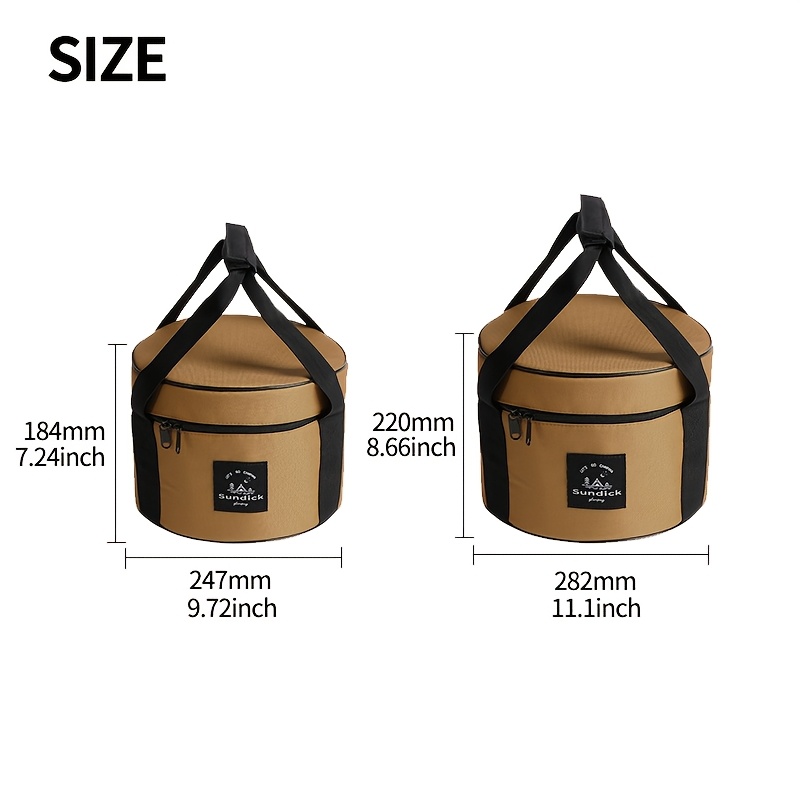 Bolsa acolchada para almacenam - Outdoor Camping Utensils reseña y precio