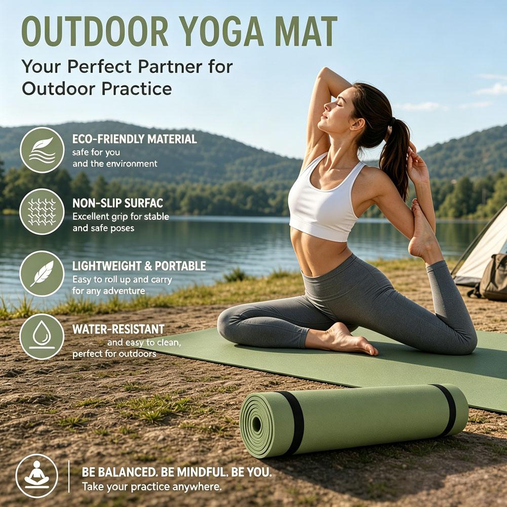 Esterilla de yoga antideslizan - Outdoor Camping Rug Waterproof reseña y precio