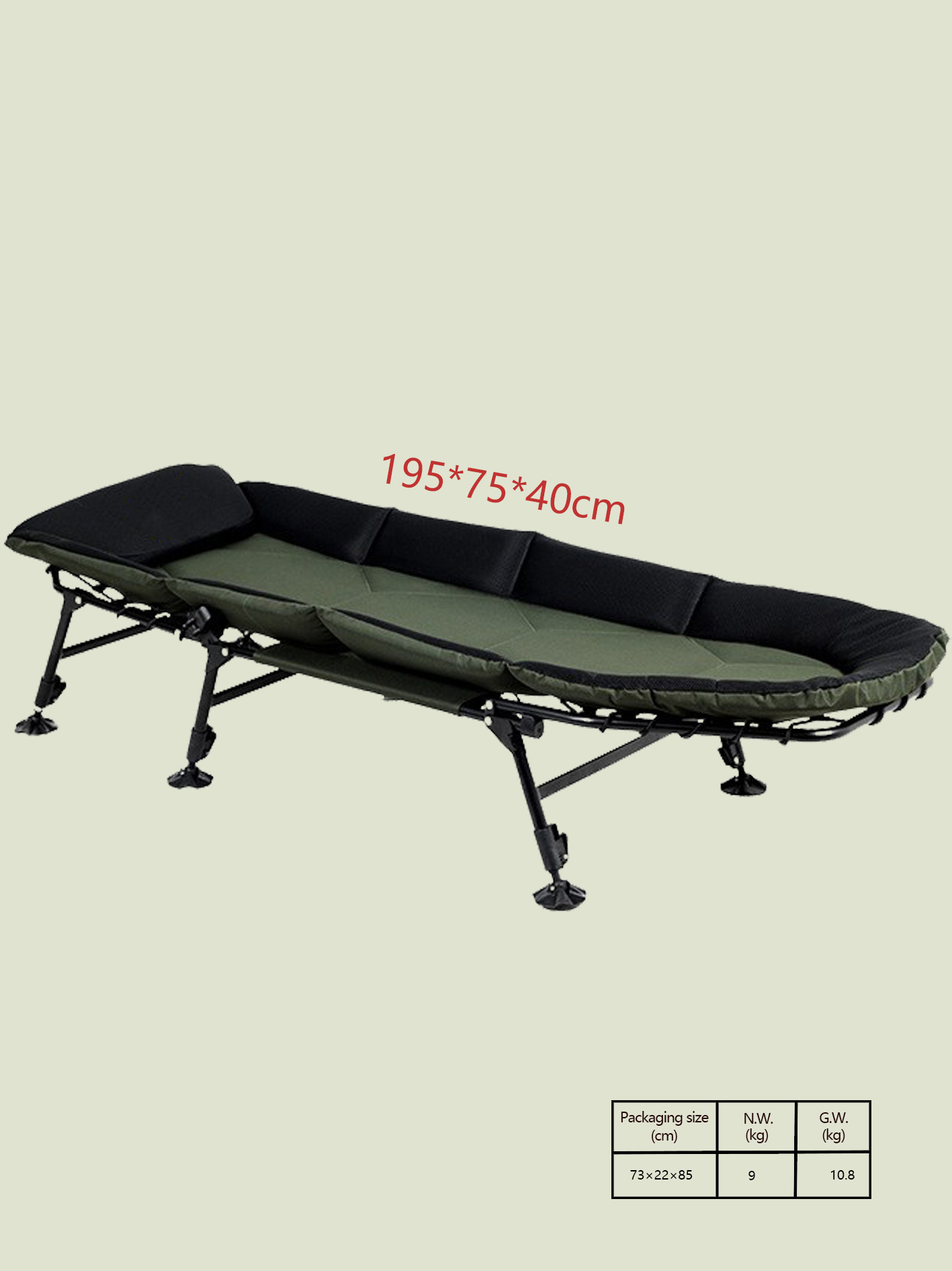 Cama Plegable Ancha y Reforzad - Outdoor Camping Beds For Sale reseña y precio