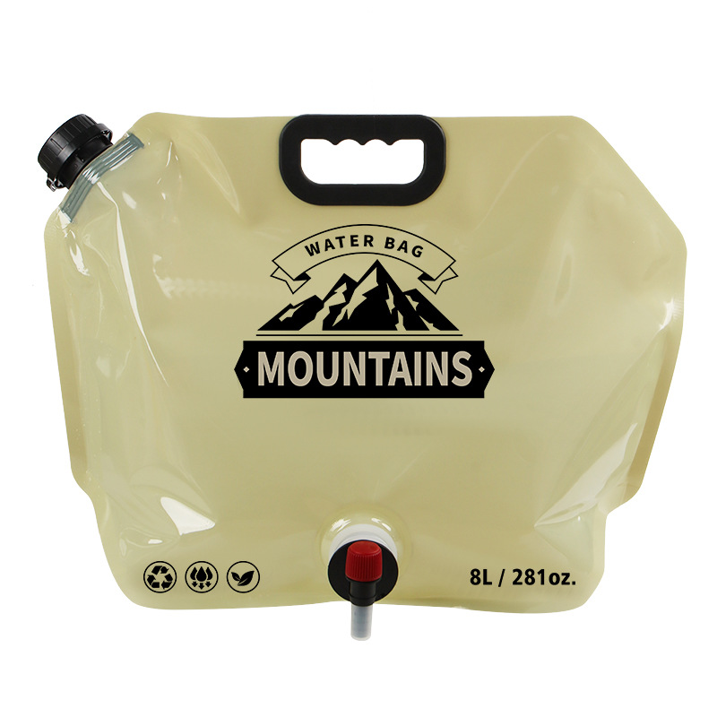 Bolsa de agua portátil de 8 li - Outdoor Camping Water Jug reseña y precio