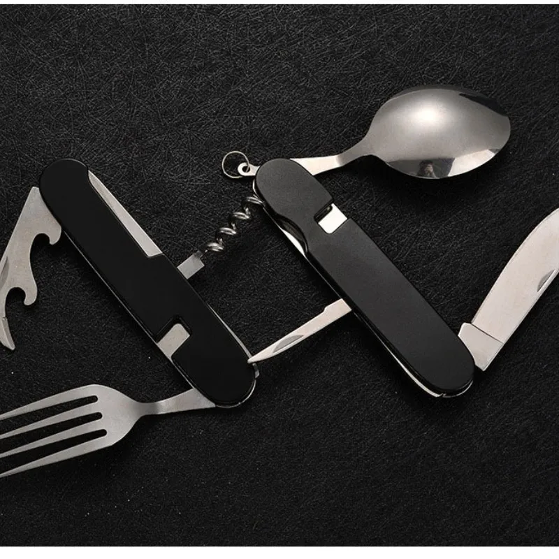 Vajilla plegable 4 en 1, utens - Outdoor Camping Utensils reseña y precio