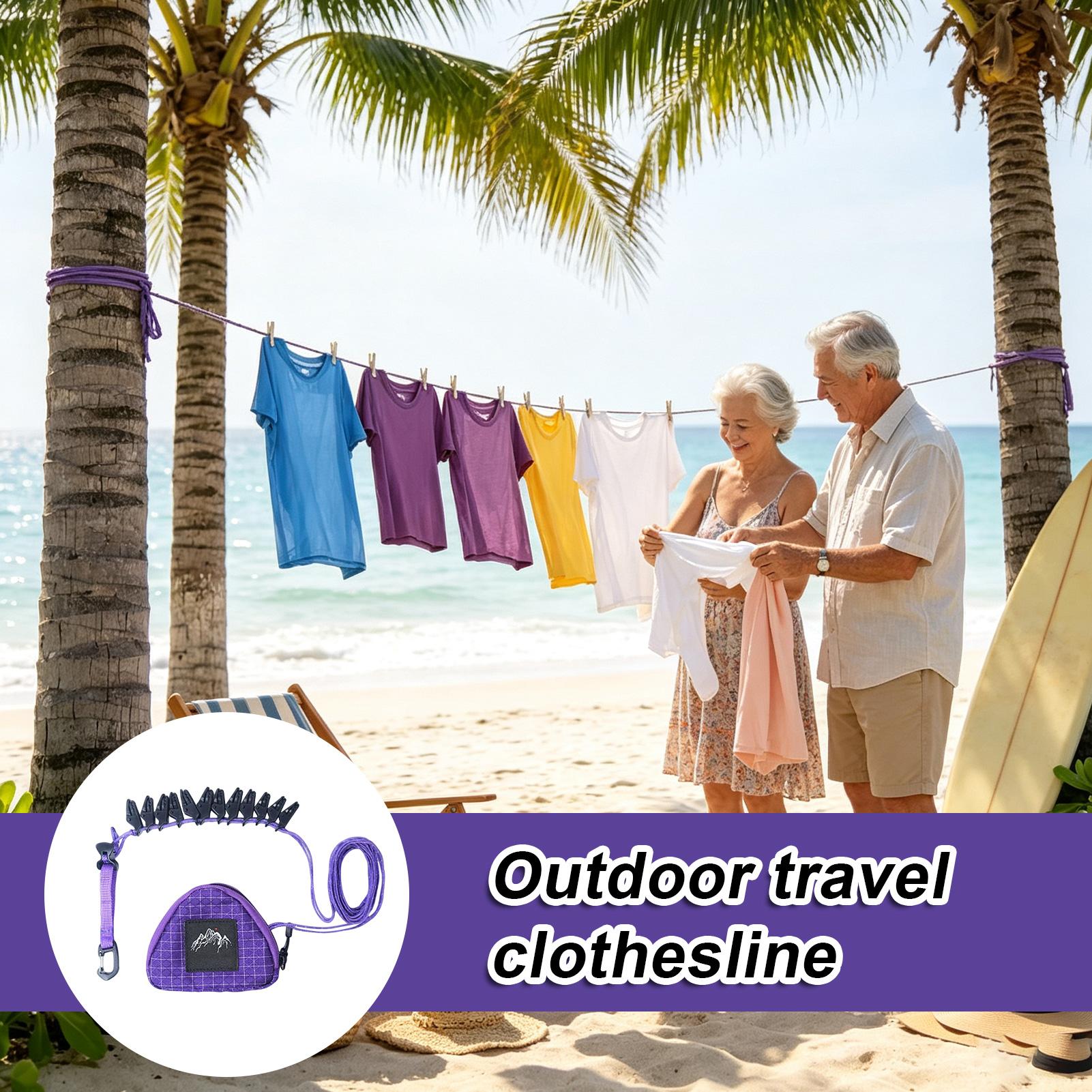 Cuerda para Tender Ropa de Alt - Camping Outdoor Clothing reseña y precio
