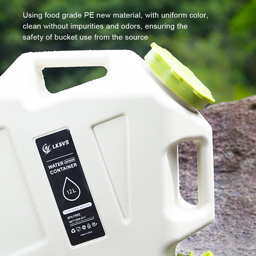 Jarra de agua de 12 litros con - Outdoor Camping Water Jug reseña y precio