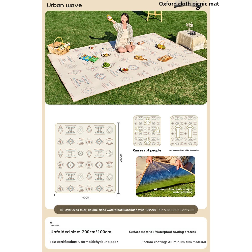 Manta de Picnic Impermeable Gr - Outdoor Camping Rug Waterproof reseña y precio