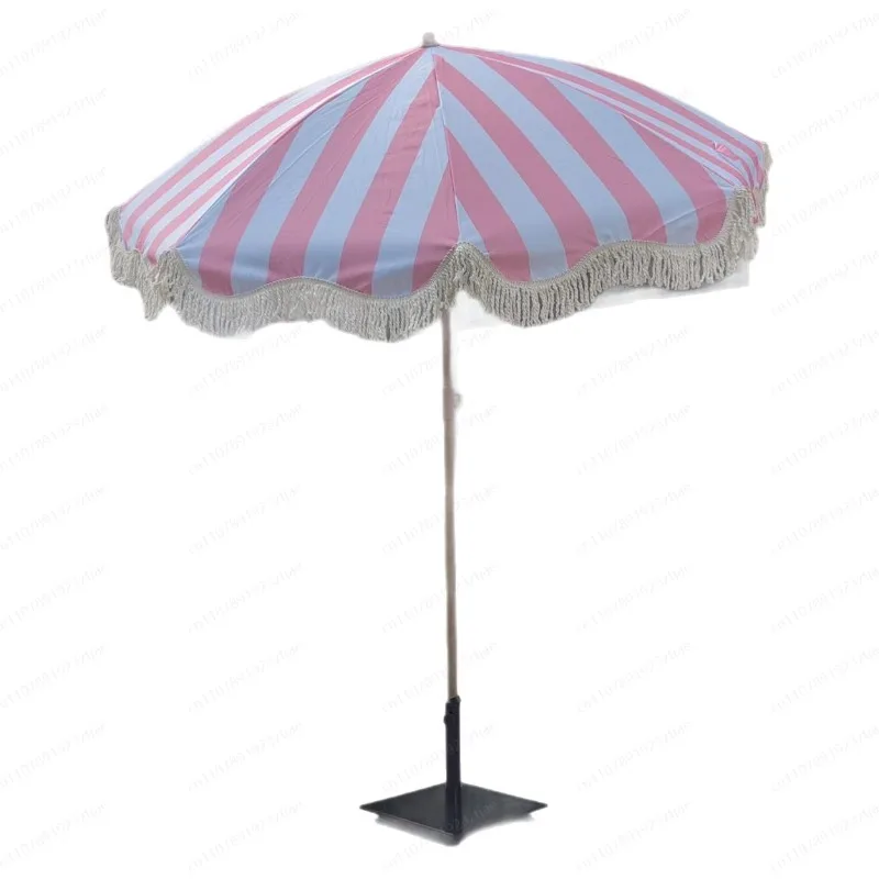 Sombrilla de mercado con borla - Outdoor Camping Decke reseña y precio