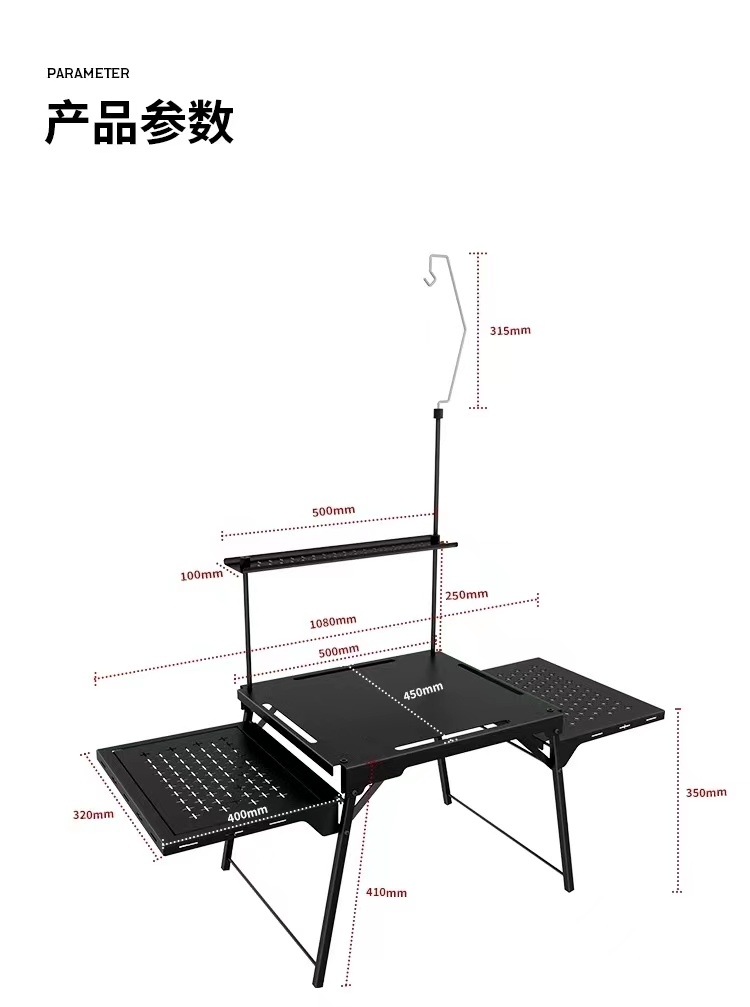 Mesa de Cocina Portátil de Alu - Outdoor Camping Warehouse reseña y precio