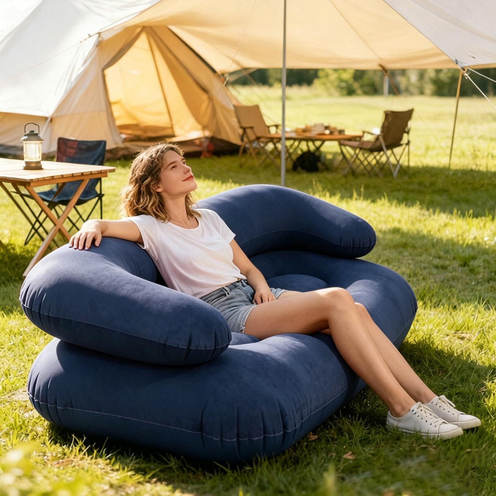 Sofá inflable para acampar, so - Outdoor Camping Decke reseña y precio