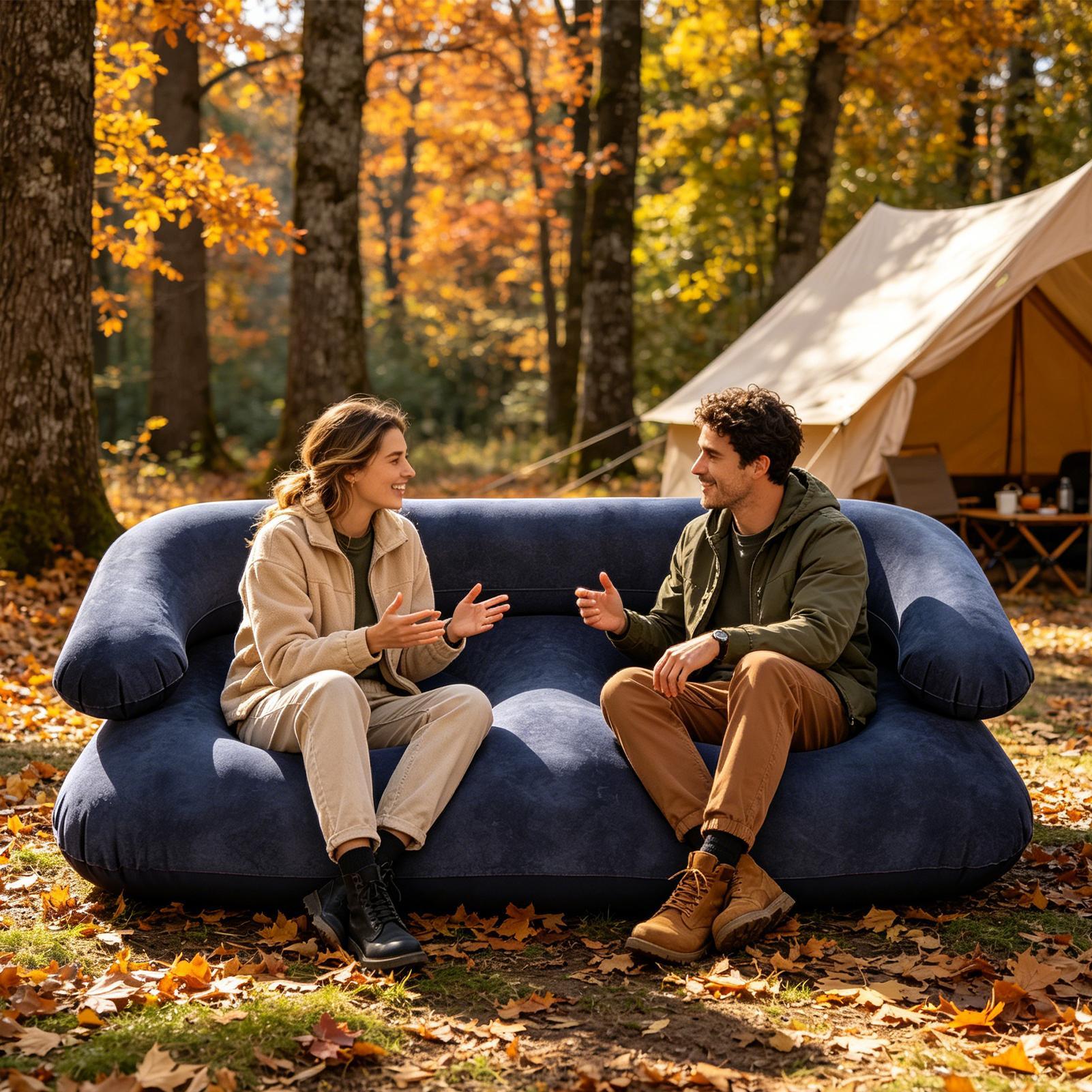 Sofá inflable para acampar, so - Outdoor Camping Decke reseña y precio