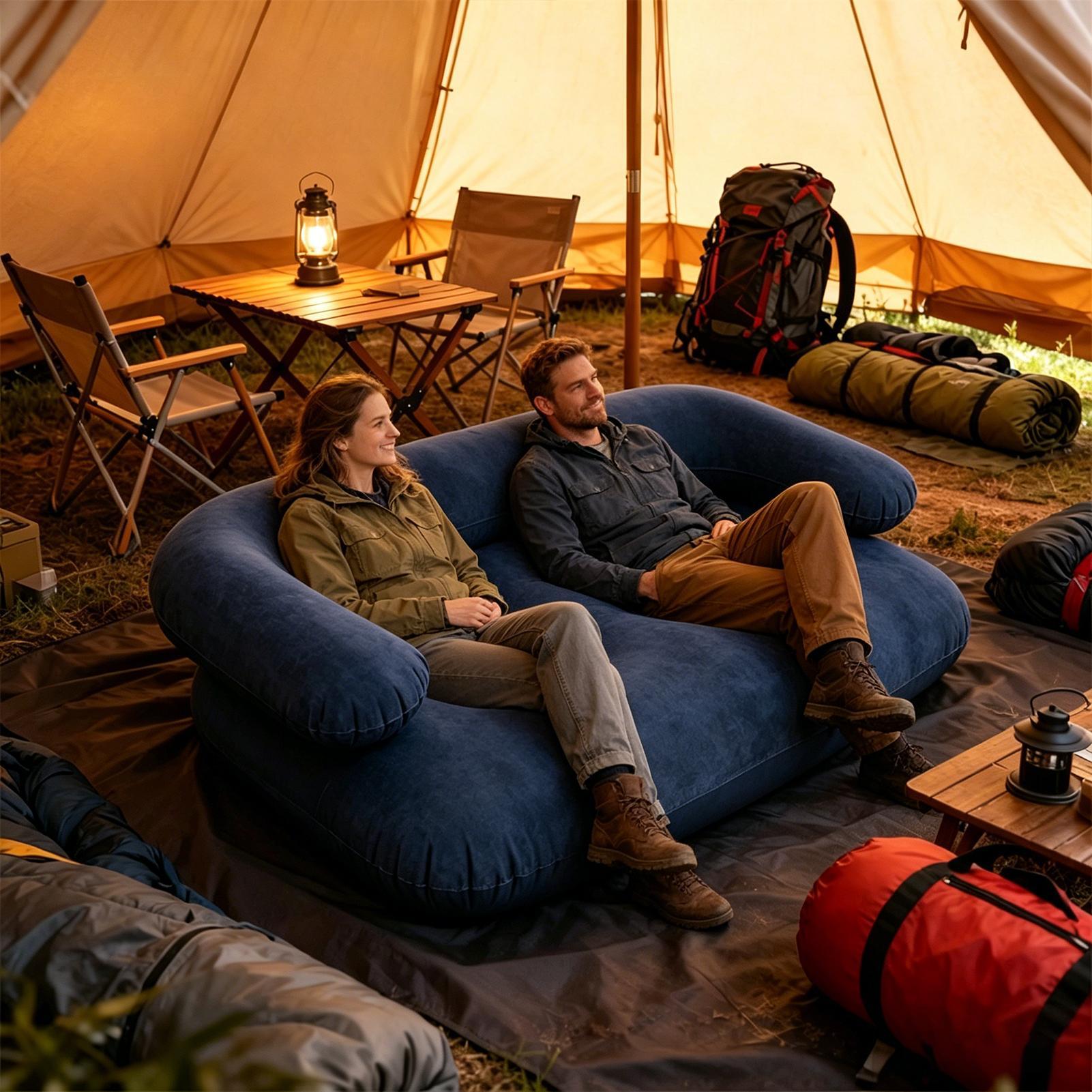 Sofá inflable para acampar, so - Outdoor Camping Decke reseña y precio