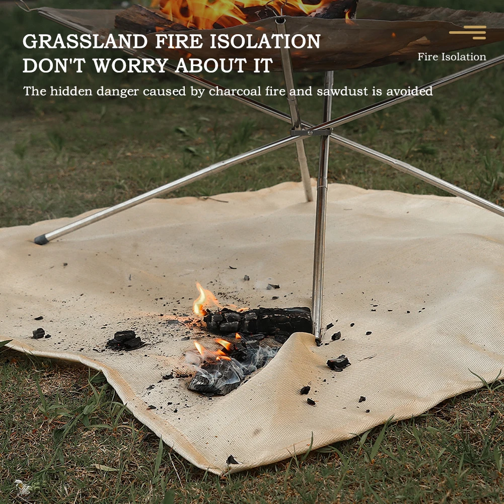 Estera para fogones ignífuga,  - Outdoor Camping Decke reseña y precio